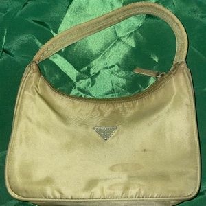 Prada Nylon Tessuto Lime green bag